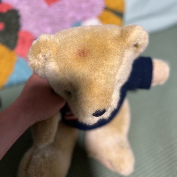 Ralph Lauren 1996 Vintage Polo Teddy Bear  Plush Flag Sweater - Picture 5 of 10